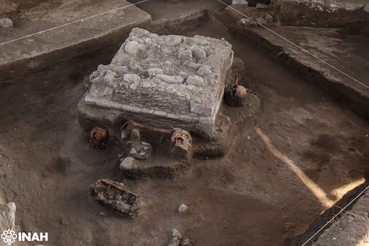 Altar pré-asteca achado no México pode ter sido local de sacrifícios